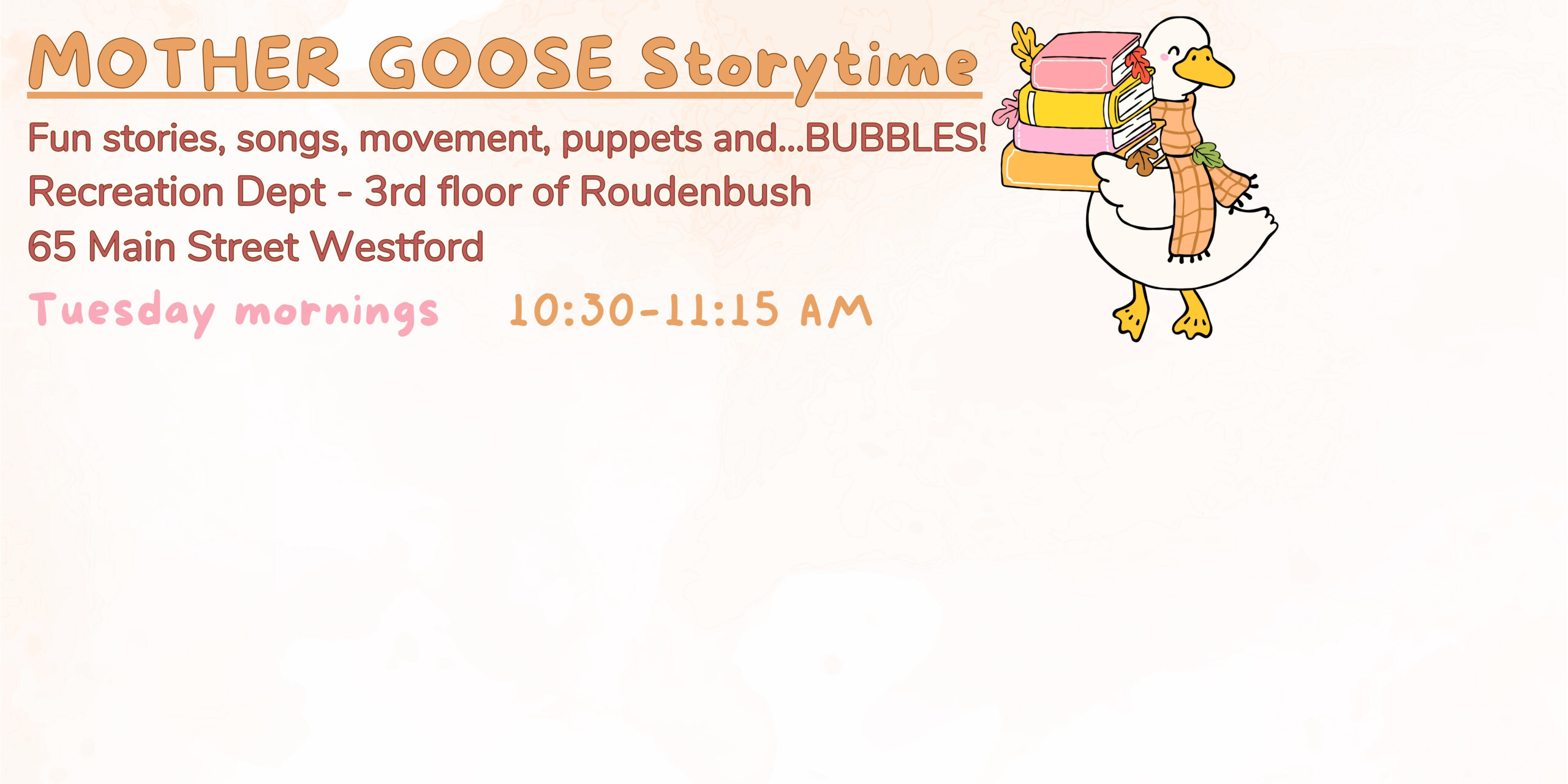 Mother Goose storytime