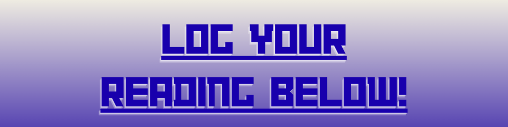 log your reading below